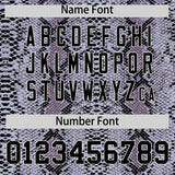 Custom Gray Snakeskin Pattern Authentic Sleeveless Baseball Jersey