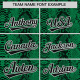 Custom Gold Snakeskin Pattern Authentic Sleeveless Baseball Jersey