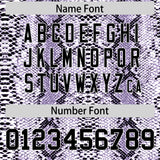 Custom Purple Snakeskin Pattern Authentic Sleeveless Baseball Jersey