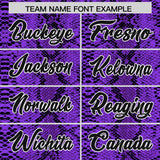 Custom Yellow Snakeskin Pattern Authentic Sleeveless Baseball Jersey