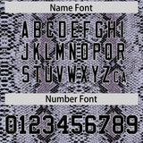 Custom Gray Snakeskin Pattern Authentic Sleeveless Baseball Jersey