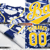 Custom Yellow Snakeskin Pattern Authentic Sleeveless Baseball Jersey