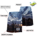 Custom City Landscape Basketball Shorts Fashion Style