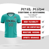 Custom Bright Green Classic Striped Personalized Soccer Tops/Sets Jersey