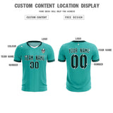 Custom Bright Green Classic Striped Personalized Soccer Tops/Sets Jersey