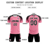 Custom Light Pink Classic Soccer Training Sets Jersey For Adults/Kids