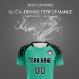 Custom Green Classic Soccer Training Sets Jersey For Adults/Kids
