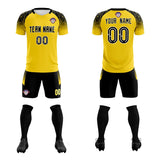 Custom Gold Classic Soccer Training Sets Jersey For Adults/Kids