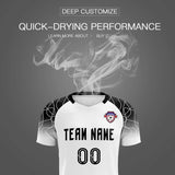 Custom White Classic Soccer Training Sets Jersey For Adults/Kids