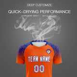 Custom Orange Classic Soccer Training Sets Jersey For Adults/Kids