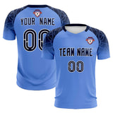 Custom Light Blue Classic Soccer Training Sets Jersey For Adults/Kids
