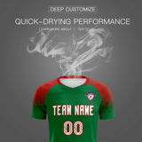 Custom Kelly Green Classic Soccer Training Sets Jersey For Adults/Kids