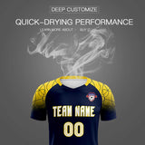 Custom Navy Classic Soccer Training Sets Jersey For Adults/Kids