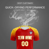 Custom Red Classic Soccer Training Sets Jersey For Adults/Kids