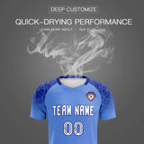 Custom Light Blue Classic Soccer Training Sets Jersey For Adults/Kids