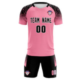 Custom Light Pink Classic Soccer Training Sets Jersey For Adults/Kids