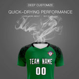 Custom Kelly Green Classic Soccer Training Sets Jersey For Adults/Kids