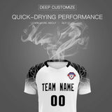 Custom White Classic Soccer Training Sets Jersey For Adults/Kids