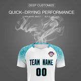 Custom White Classic Soccer Training Sets Jersey For Adults/Kids