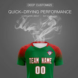 Custom Kelly Green Classic Soccer Training Sets Jersey For Adults/Kids