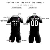Custom Black Classic Soccer Training Sets Jersey For Adults/Kids