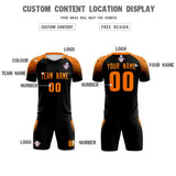 Custom Black Classic Soccer Training Sets Jersey For Adults/Kids