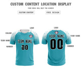 Custom Aqua Classic Soccer Training Sets Jersey For Adults/Kids