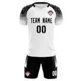 Custom White Classic Soccer Training Sets Jersey For Adults/Kids