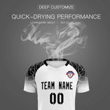 Custom White Classic Soccer Training Sets Jersey For Adults/Kids
