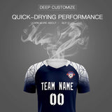 Custom Navy Classic Soccer Training Sets Jersey For Adults/Kids