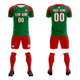 Custom Kelly Green Classic Soccer Training Sets Jersey For Adults/Kids