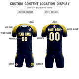 Custom Navy Classic Soccer Training Sets Jersey For Adults/Kids