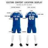 Custom Navy Classic Soccer Training Sets Jersey For Adults/Kids