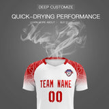 Custom White Classic Soccer Training Sets Jersey For Adults/Kids