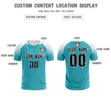 Custom Aqua Classic Soccer Training Sets Jersey For Adults/Kids