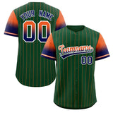 Custom Baseball Jersey Gradient Pinstripe Personalized Name Number Sports Shirt For Men
