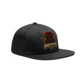 VVHL Black S7-Angry-Byrds-2 3D Puff Embroidery Flat Embroidery Baseball Cap