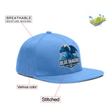 VVHL Light Blue S7-blue-dragons-1 3D Puff Embroidery Flat Embroidery Baseball Cap