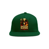 VVHL Green S9-Sicilian-Slicers 3D Puff Embroidery Flat Embroidery Baseball Cap