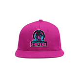 VVHL Pink S7-Southbeach-snipers-1 3D Puff Embroidery Flat Embroidery Baseball Cap