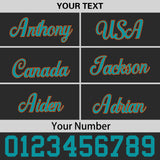 Custom Black White-Gold 3D Puff Embroidery Flat Embroidery Casual Sport Baseball Cap