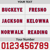 Custom White Pink 3D Puff Embroidery Flat Embroidery Casual Sport Baseball Cap