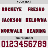 Custom White Pink 3D Puff Embroidery Flat Embroidery Casual Sport Baseball Cap