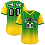 Custom Gradient Fashion Pullover Pinstripe Baseball Jersey Design Name and Numbers Short Sleeve Shirts