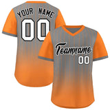 Custom Gradient Blank Pullover Pinstripe Baseball Jersey Personalized Name and Numbers Active Training Shirts