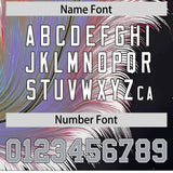 Custom Black Varsity Full-Snap Feather Fluid Pattern Letterman Baseball Jacket