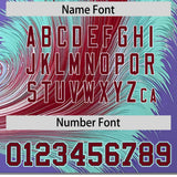 Custom Crimson Varsity Full-Snap Feather Fluid Pattern Letterman Baseball Jacket