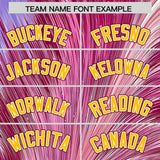 Custom Crimson Varsity Full-Snap Feather Fluid Pattern Letterman Baseball Jacket