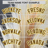 Custom Light Brown Varsity Full-Snap Feather Fluid Pattern Letterman Baseball Jacket