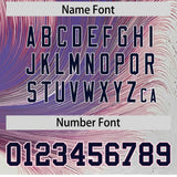 Custom Black Varsity Full-Snap Feather Fluid Pattern Letterman Baseball Jacket